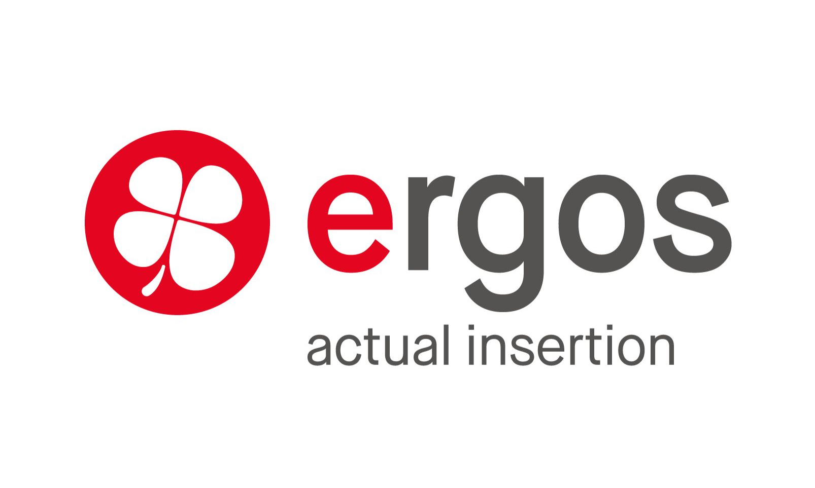 Ergos Actual Insertion  (logo)